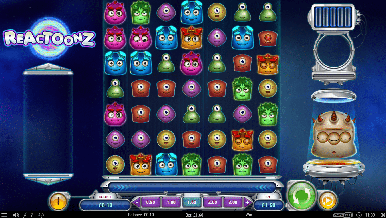 Reactoonz Slot Review - Play'n Go - Chipmonkz Slots