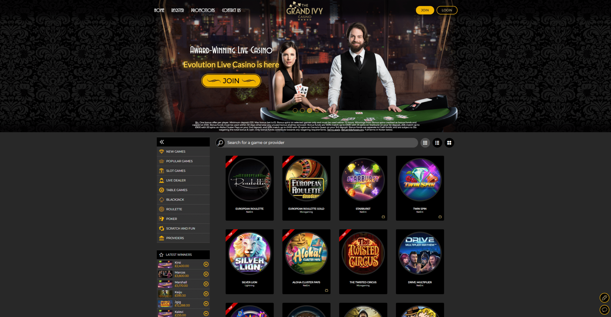 Use Grand Ivy Casino Sign Up Code for Exclusive UK Bonuses