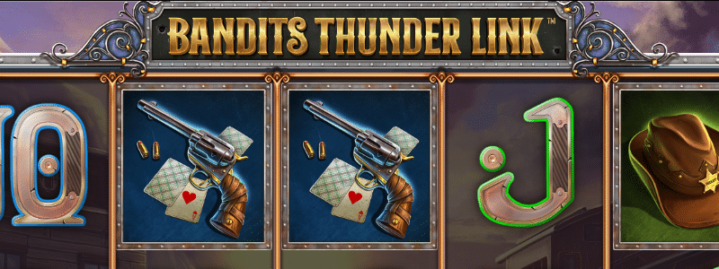 It has been a couple of months since I last reviewed a 'Stakeologic' slot release. The last was for the slot 'Voodoo Reels', which has a big range of features on offer. Today we are learning all about 'Bandits Thunder Link', available to play now across all sites.