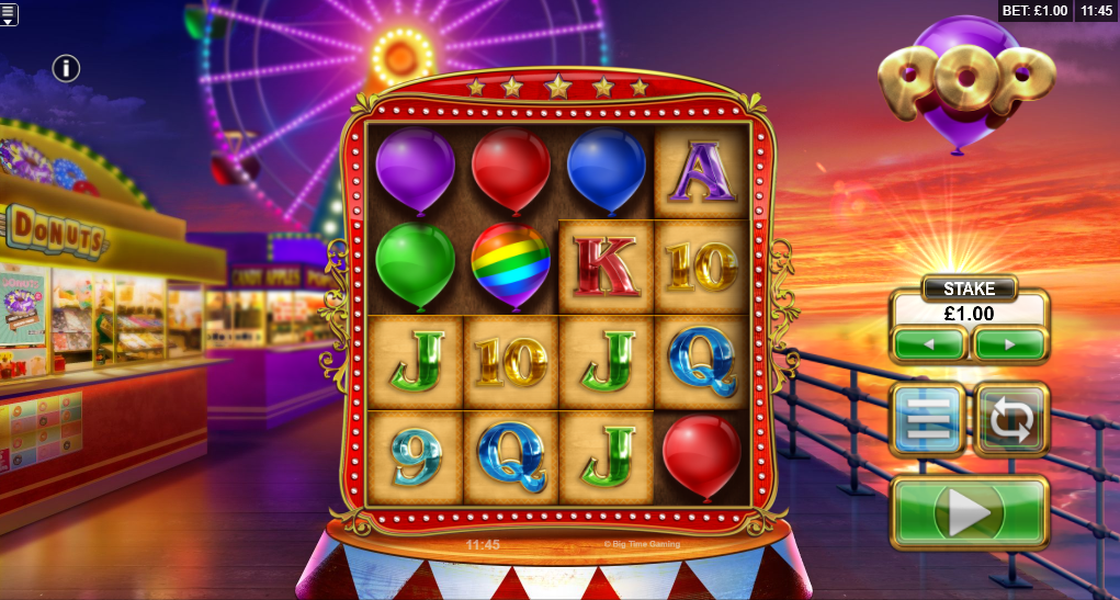 Pop Slot Review  Big Time Gaming Bonus Volatile Casino Symbols 