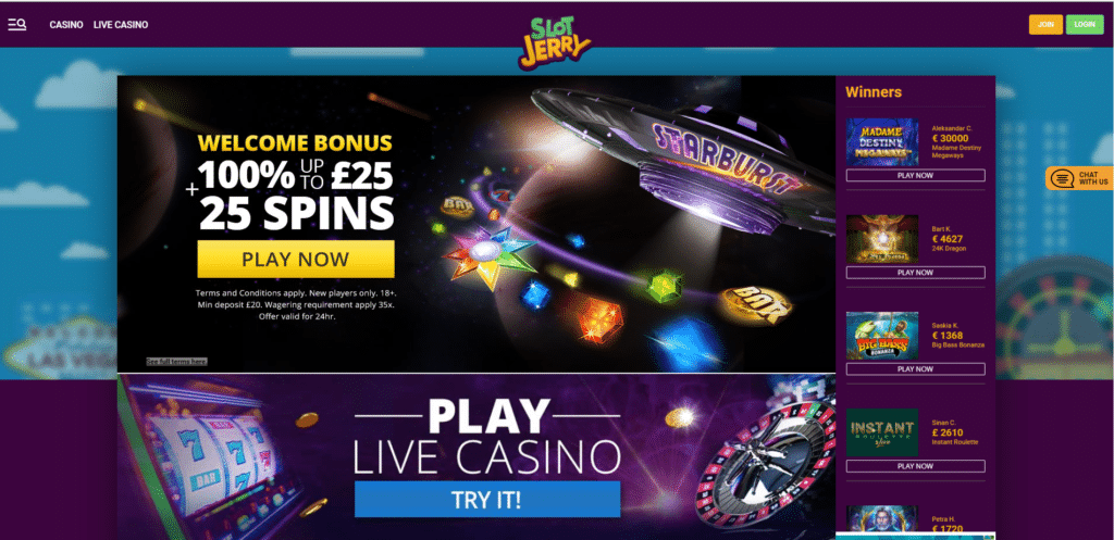 Slotjerry Casino Review - Chipmonkz Slots