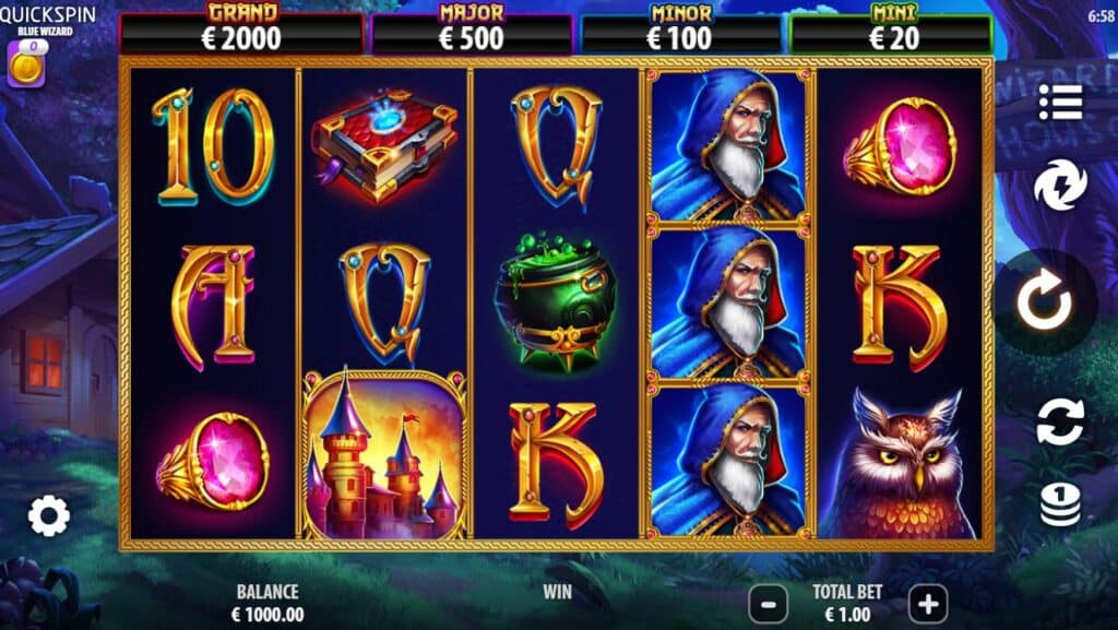 Blue Wizard Slot Review Quickspin
Slots Casino Visuals Symbols Volatile