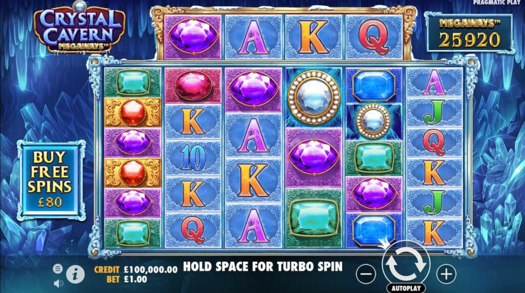 Crystal Cavern Megaways Slot Review Pragmatic Play Casino Visuals Symbols Bonus Volatile