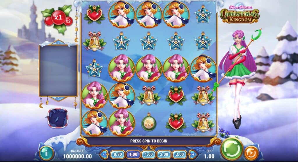 Moon Princess Christmas Kingdom Slot Review Play'n Go Casino Visuals Volatile Symbols Casino