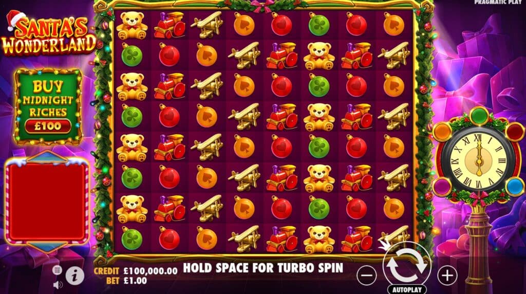 Santa's Wonderland Slot Review Pragmatic Play Casino Visuals Bonus Symbols Volatile