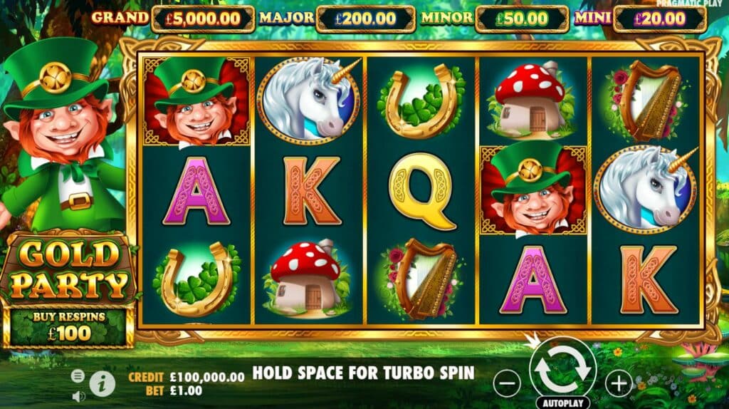 Gold Party Slot Review Pragmatic Play Casino Visuals Symbols Volatile Bonus