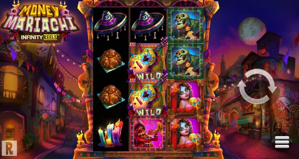 Money Mariachi Slot Review Reel Play Casino Visuals Symbols Volatile Bonus