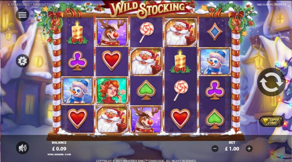 Wild Stocking Slot Review Stakelogic Casino Bonus Volatile Visuals Symbols Bonus