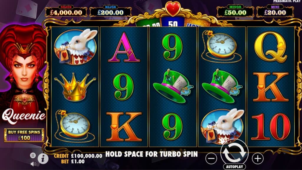 Queenie Slot Review Pragmatic Play Slots Bonus Jackpot Free Spins Wild Wilds Volatile