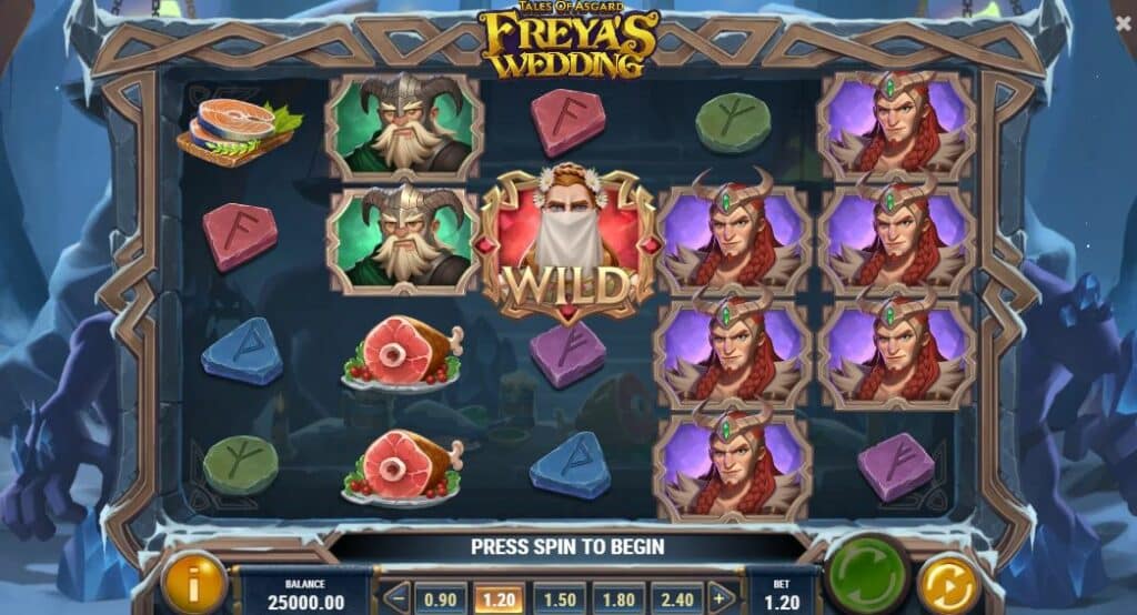 Tales Of Asgard Freya's Wedding Slot Review Play'n Go Casino Slots Free Spins Wilds