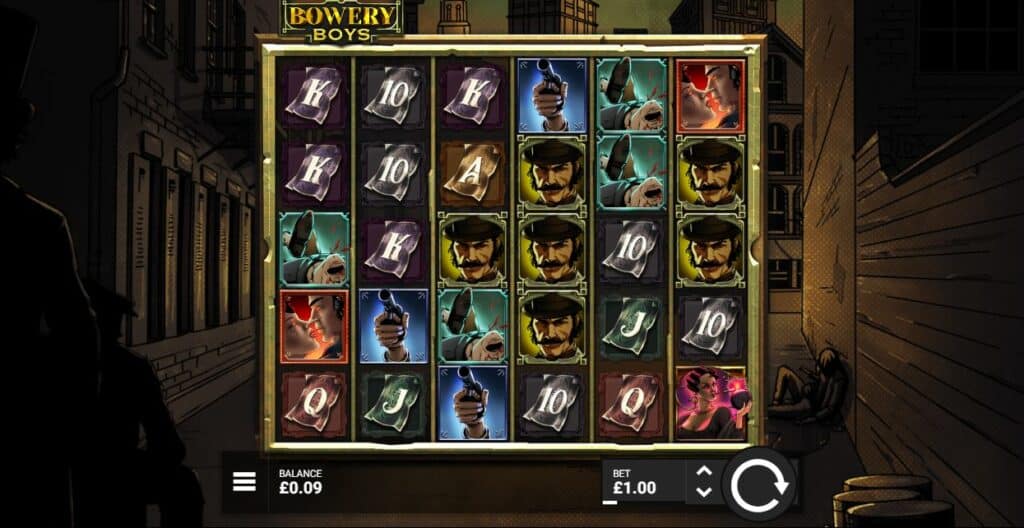 The Bowery Boys Slot Review Hacksaw Gaming Slots Casino Visuals Wilds Bonus Free Spins