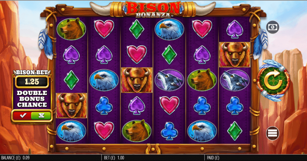 Bison Bonanza Slot Review Blueprint Gaming Slots Casino Scatter Bonus Free Spins Multiplier Volatile Symbols