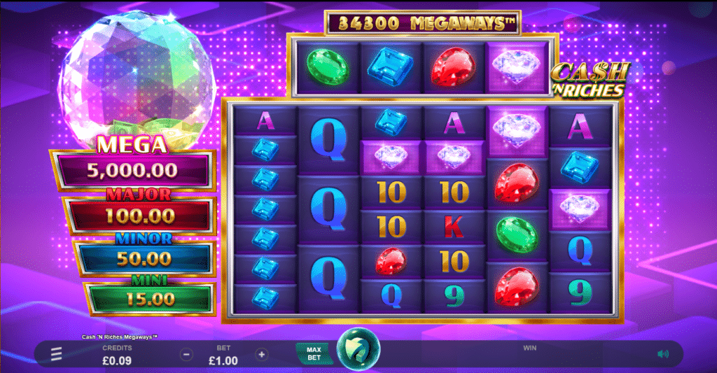 Cash 'N' Riches Megaways Slot Review Triple Edge Studios Casino Visuals Volatile Symbols Pay Table