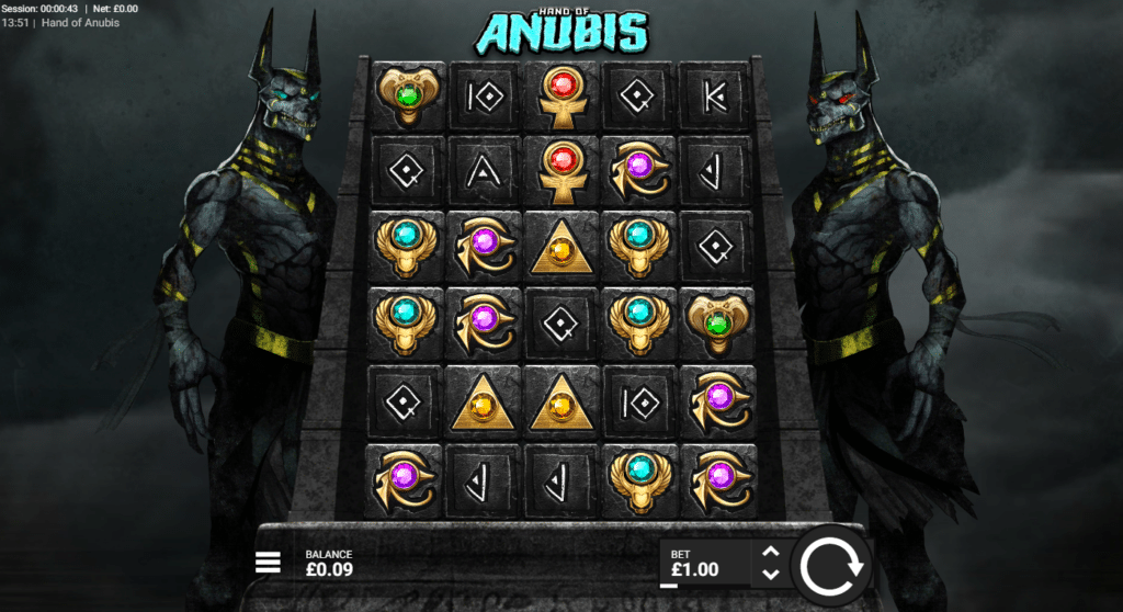 Hand Of Anubis Slot Review Hacksaw Gaming Casino Bonus Scatter Wild Free Spins