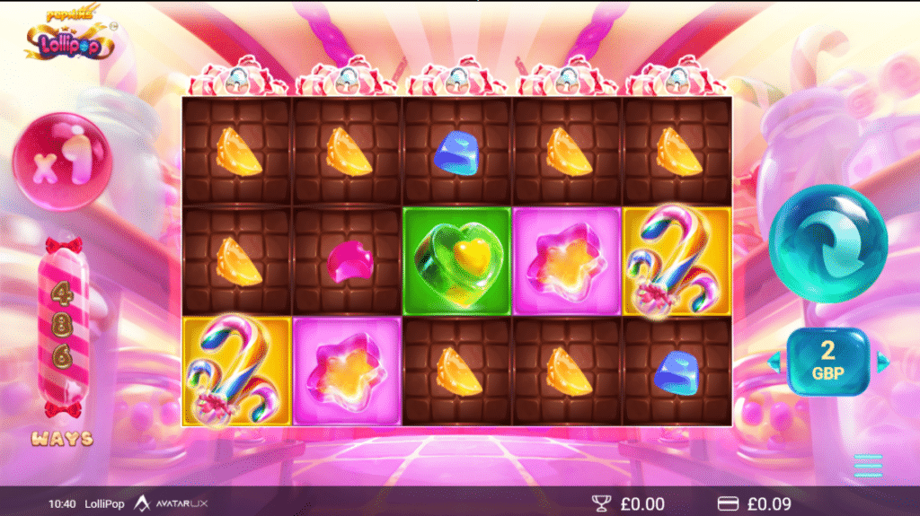 Lollipop Slot Review Avatar UX Casino Symbols Volatile Bonus Scatter Wild Wilds