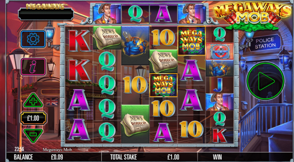 Megaways Mob Slot Review Storm Gaming Casino Slots Scatter Wild Bonus Free Spins Respin