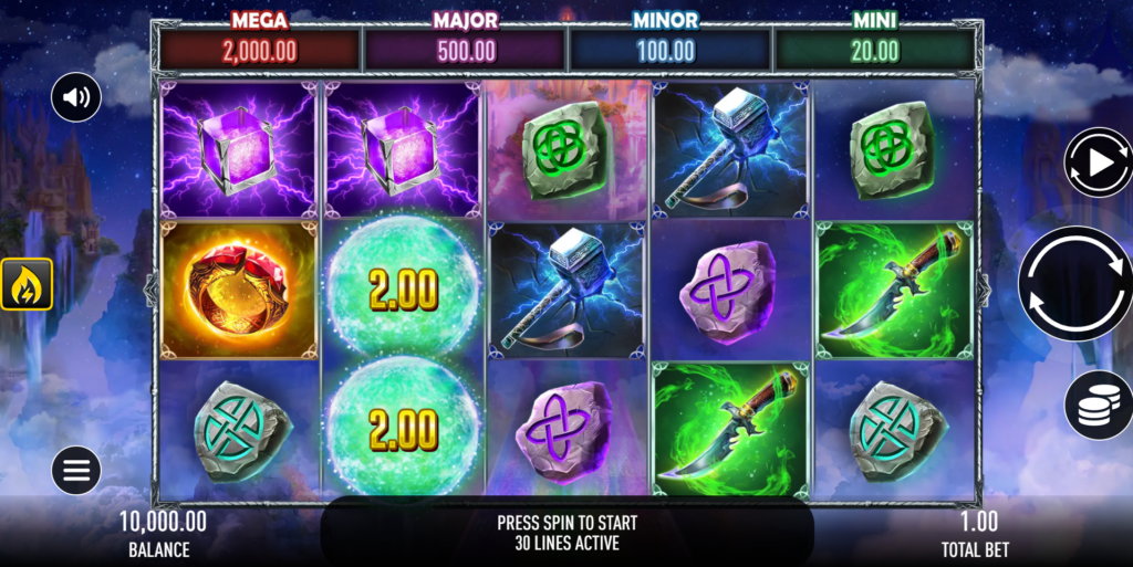 Asgardian God Slot Review Gamebeat Casino Bonus Scatter Respin Symbol Pay Table Volatile 