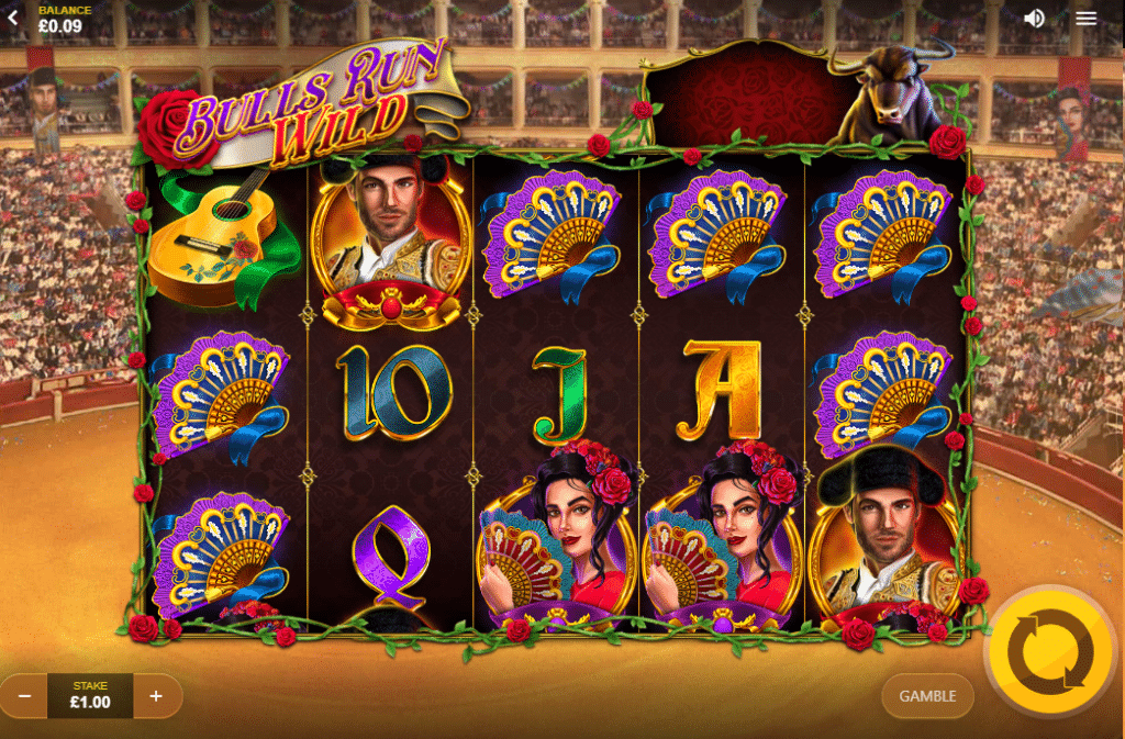 Bulls Run Wild Slot Review Red Tiger Gaming Casino Volatile Bonus Scatter Wild Free Spins