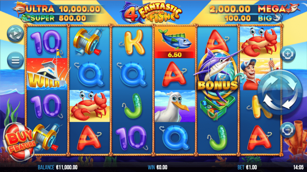 4 Fantastic Fish Slot Review 4ThePlayer Slots Casino Volatile Free Spins Scatter Wild Wilds