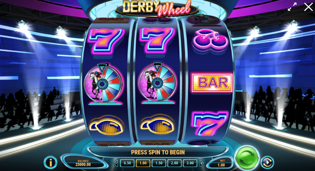 Derby Wheel Slot Review Play'n Go Visuals Symbols Bonus Volatile Scatter Wilds