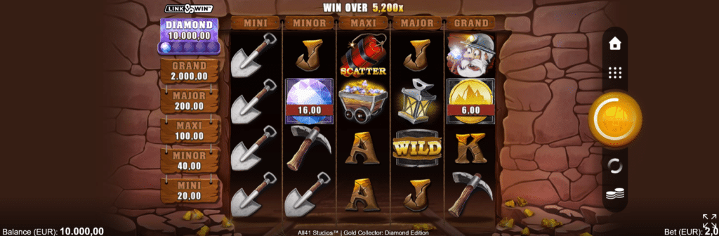 Gold Collector Slot Review All41Studios Casino Slots Volatile Bonus Scatter Free Spins