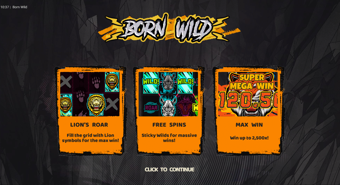 Born Wild Slot Review - Hacksaw Gaming