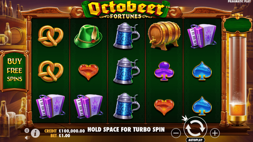 Octobeer Fortunes Slot Review Pragmatic Play Visuals Symbols Bonus Volatile Free Spin Wild