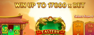 eastern emeralds megaways title image