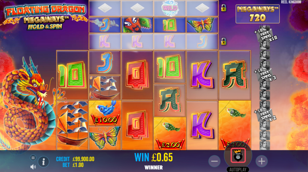 Floating Dragon Megaways Slot Review Pragmatic Play Features Bonus Free Spin Volatile Respin 