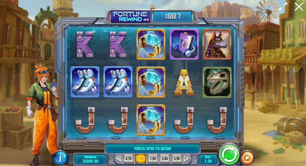 Fortune Rewind Slot Review Play'n Go Visuals Symbols Volatile Bonus Free Spins Wilds