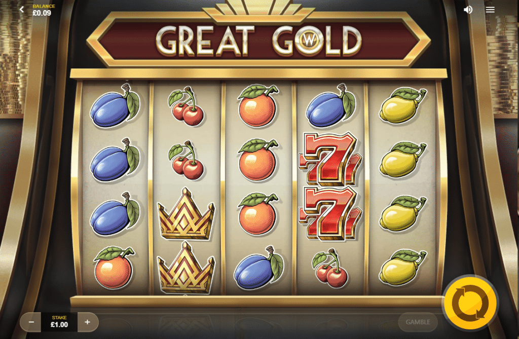 Great Gold Slot Review Red Tiger Gaming Visuals Volatile Bonus Free Spin Wild