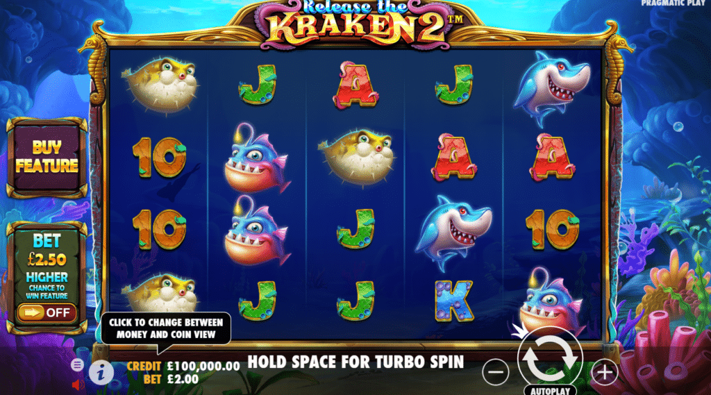 Release The Kraken 2 Slot Review Pragmatic Play Visuals Bonus Free Spin Features Multiplier Mini Game Ante Bet