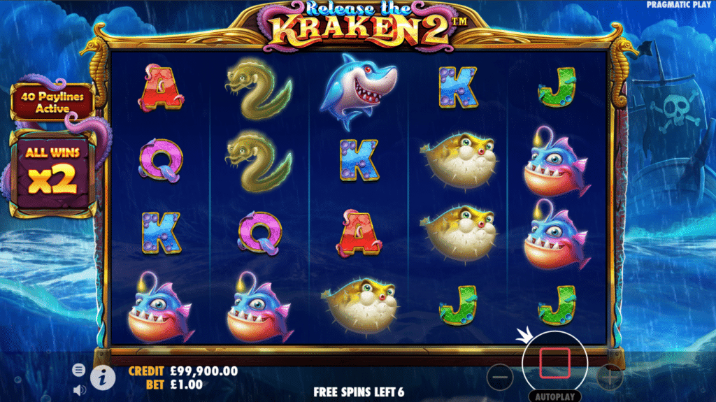 Release The Kraken 2 Slot Review Pragmatic Play Visuals Bonus Free Spin Features Multiplier Mini Game Ante Bet