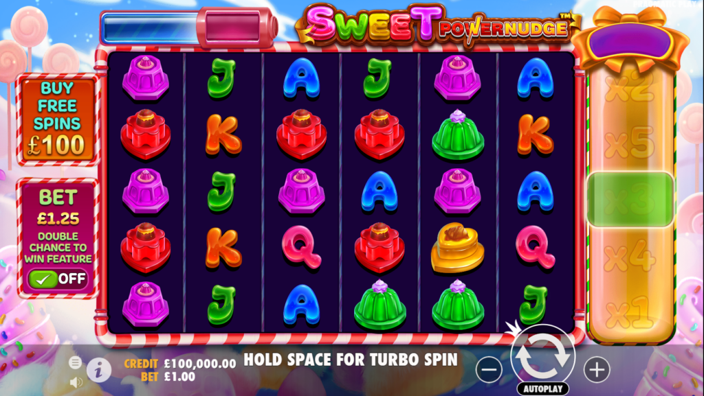 Sweet Powernudge Slot Review Pragmatic Play Casino Bonus Free Spin Reel Cluster Pay Table Volatile Bonus Buy Ante Bet