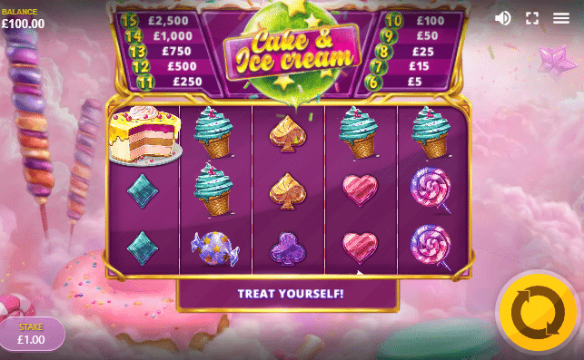 Cake & Ice Cream Slot Review Red Tiger Gaming Visuals Symbols Special Candy  Sweet