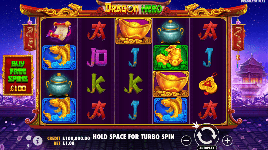 Dragon Hero Slot Review Pragmatic Play Visuals Symbols Bonus Free Spin Wild Super Retrigger