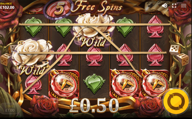 In The Rabbit Hole Slot Review Red Tiger Gaming Featured Title Image Casino Free Spin Win Spin Wild