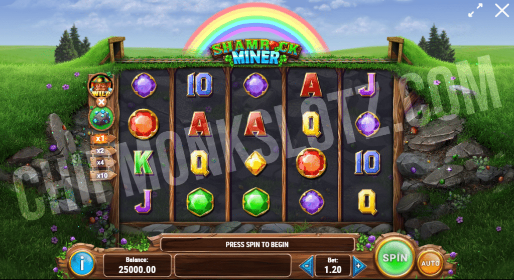 Shamrock Miner Slot Review Play'n Go Leprechaun Ireland Wild Cash Symbol Free Spin Multiplier