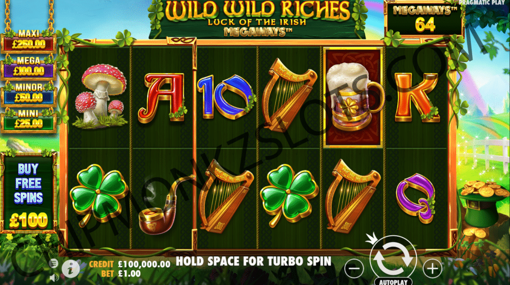 Wild Wild Riches Megaways Slot Review Pragmatic Play Free Spins Bonus Buy Wild Free Spin