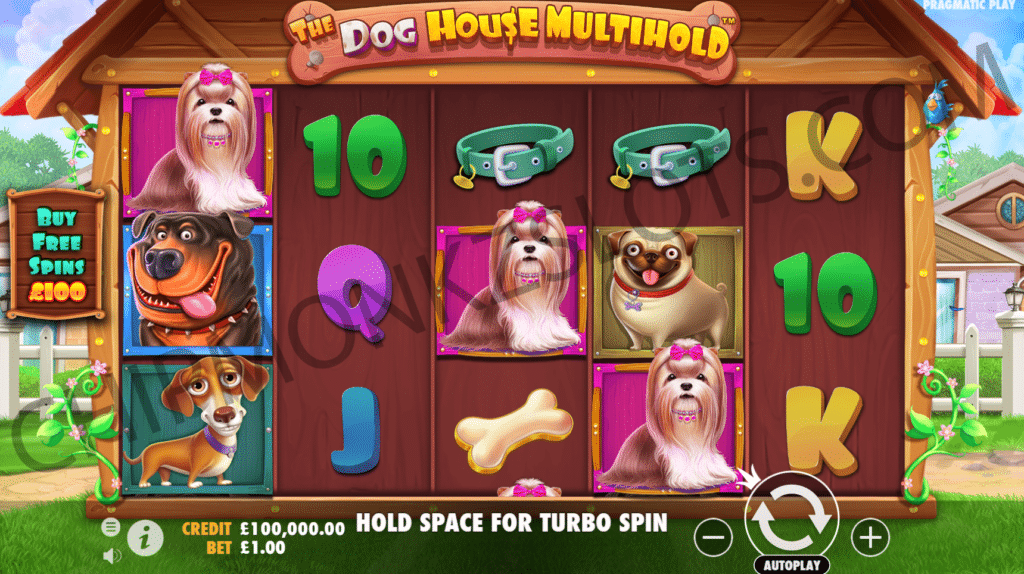 The Dog House Multihold Pragmatic Play Slots Casino Bonus Matrix Multiplier Free Spin Unlock Bonus Buy