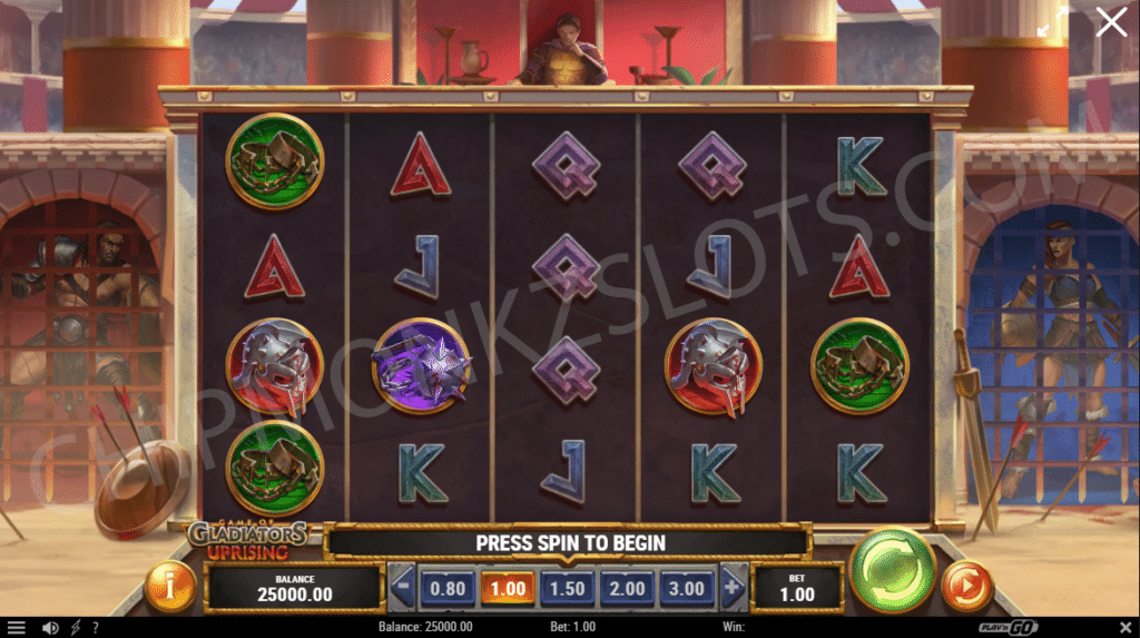 Game Of Gladiators Uprising Slot Review Play'n Go Slots Casino Respin Wild Gladiator Spartacus Belka Emperor Gaius