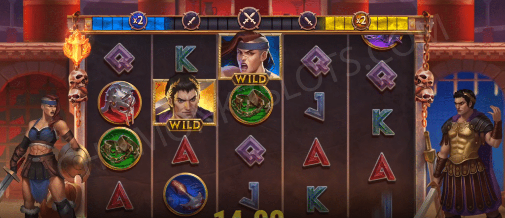 Game Of Gladiators Uprising Slot Review Play'n Go Slots Casino Respin Wild Gladiator Spartacus Belka Emperor Gaius