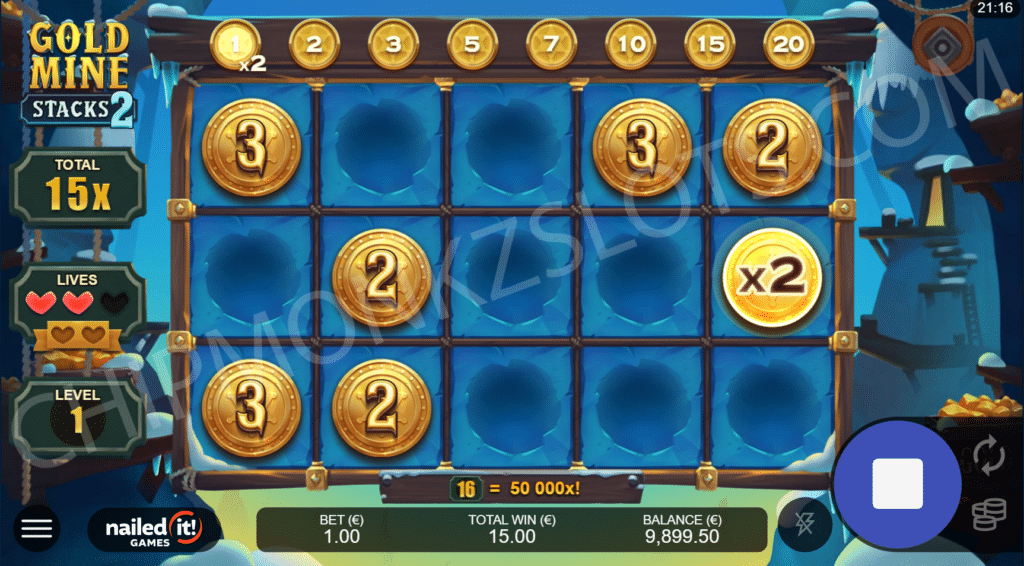 Gold Mine Stacks 2 Slot Review Nailed It! Games Slots Casino Volatile Wild Bonus Super Life Bonus Buy Gamble Wheel