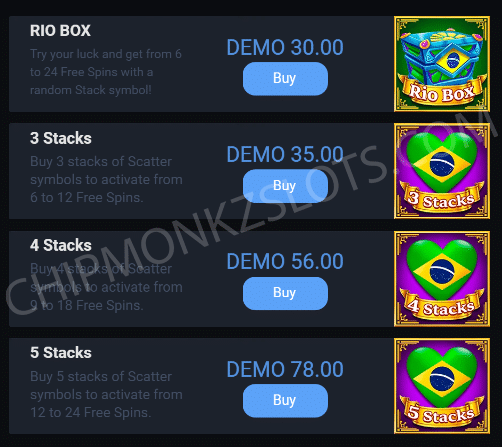 Hot Rio Nights Slot Review Evoplay Casino Slots Bonus Provider Studio Bonus Buy Stacked Wild Mystery