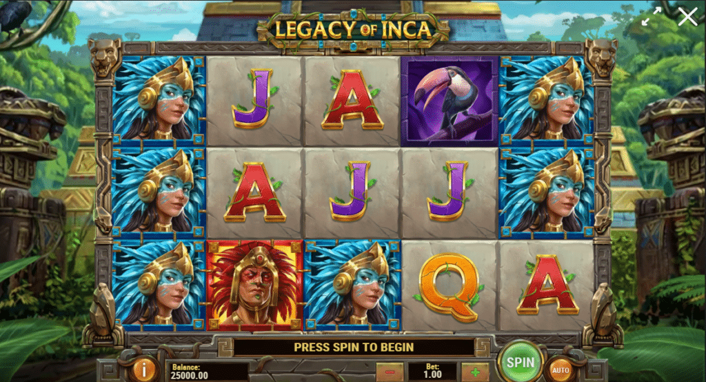 Legacy Of Inca Slot Review Play'n Go Casino Bonus Volatile Free Spins Wild Temple Spins