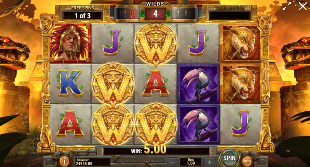 Legacy Of Inca Slot Review Play'n Go Casino Bonus Volatile Free Spins Wild Temple Spins