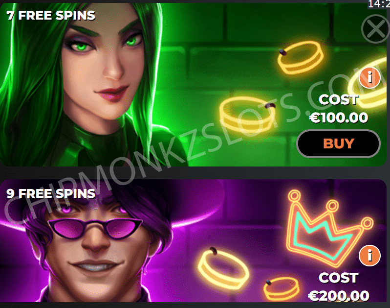 Neon Villains Slot Review Yggdrasil Gaming Slots Casino Bonus Free Spins Wild Golden Bet Bonus Buy