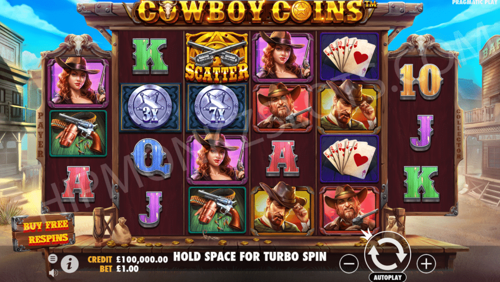 Cowboy Coins Slot Review Pragmatic Play Casino Slots Bonus Respin Multiplier Collector Payer Double Booster Bonus Buy Free Spin