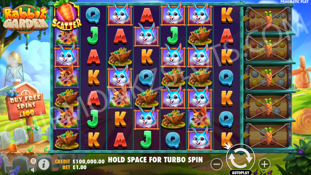 Rabbit Garden Slot Review Pragmatic Play Slots Bonus Free Spins Coin Respin Volatile Money Value Multiplier