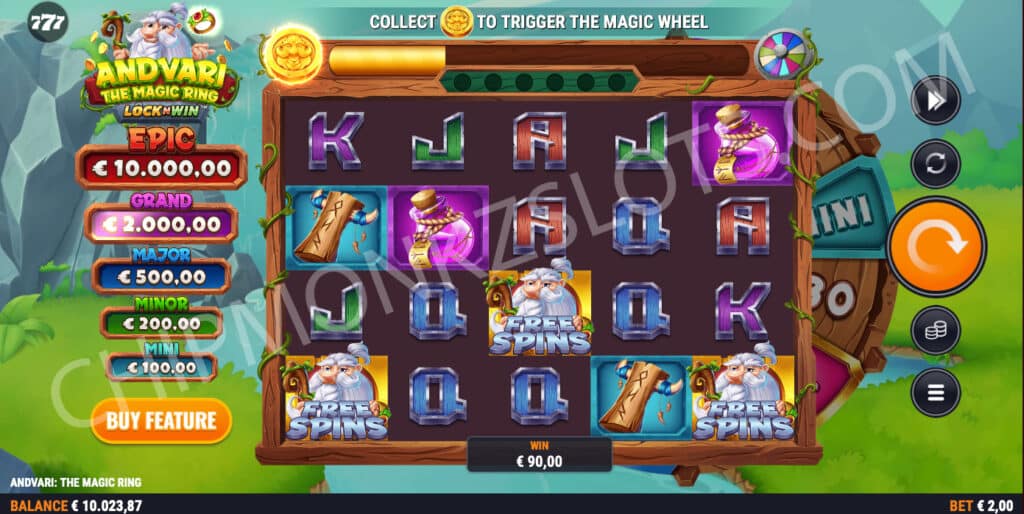 andvari the magic ring foxium slot casino jackpot free spins wild Multiplier